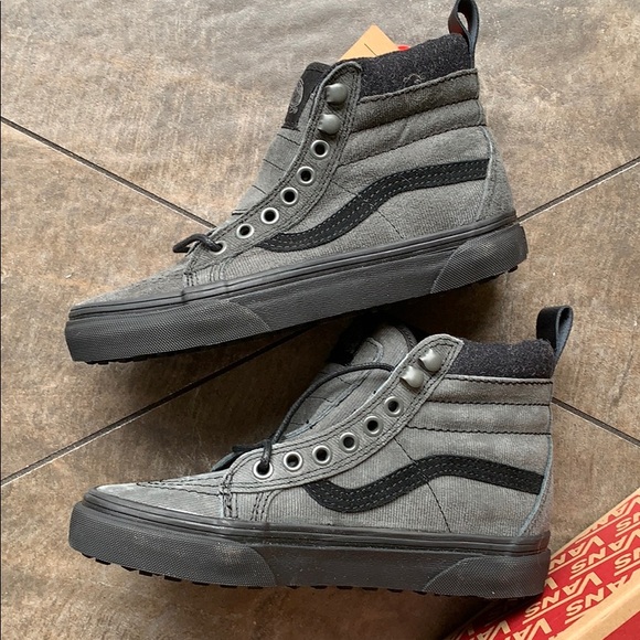VANS SK8-Hi MTE DENIM SUEDE/BLACK WMNS - Picture 13 of 16